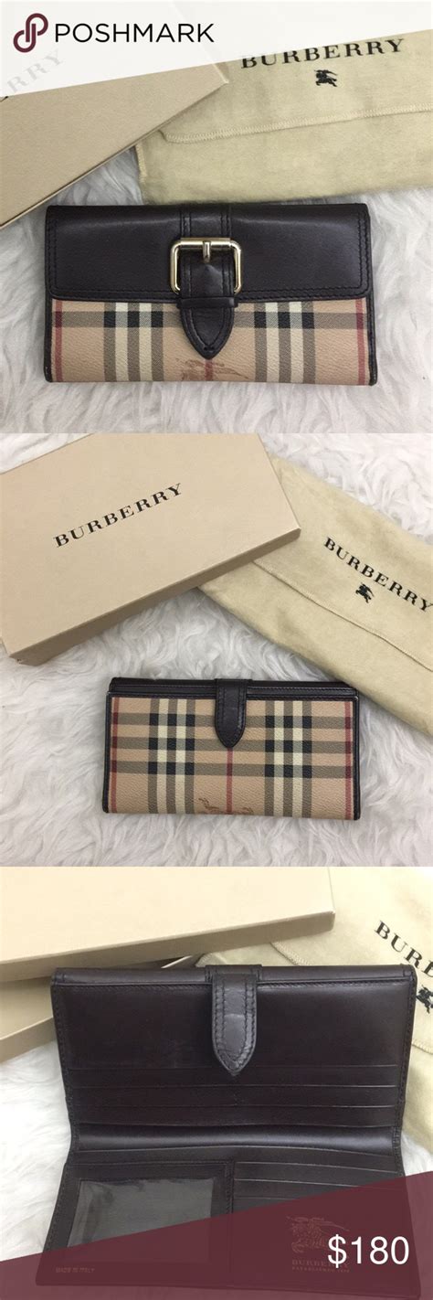 burberry large wallet|authentic Burberry wallet.